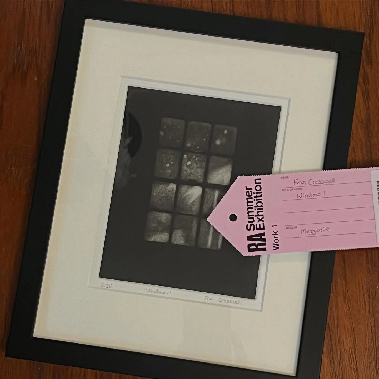 Feeling very lucky to discover that my print Window I has been selected by @royalacademyarts for the Summer Exhibition. 

Come and see it amongst lots of other fabulous work 17 June - 17 August.