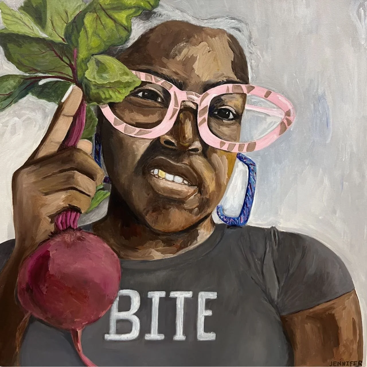 A New Eden, 32x32" original painting