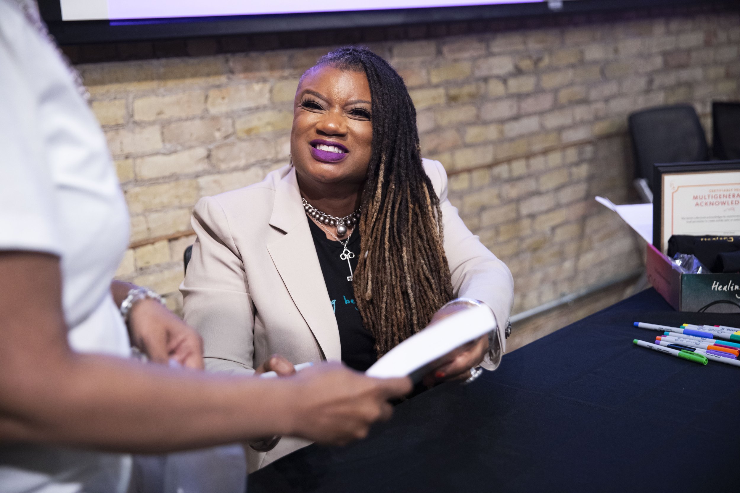 Dr Sheila book signing