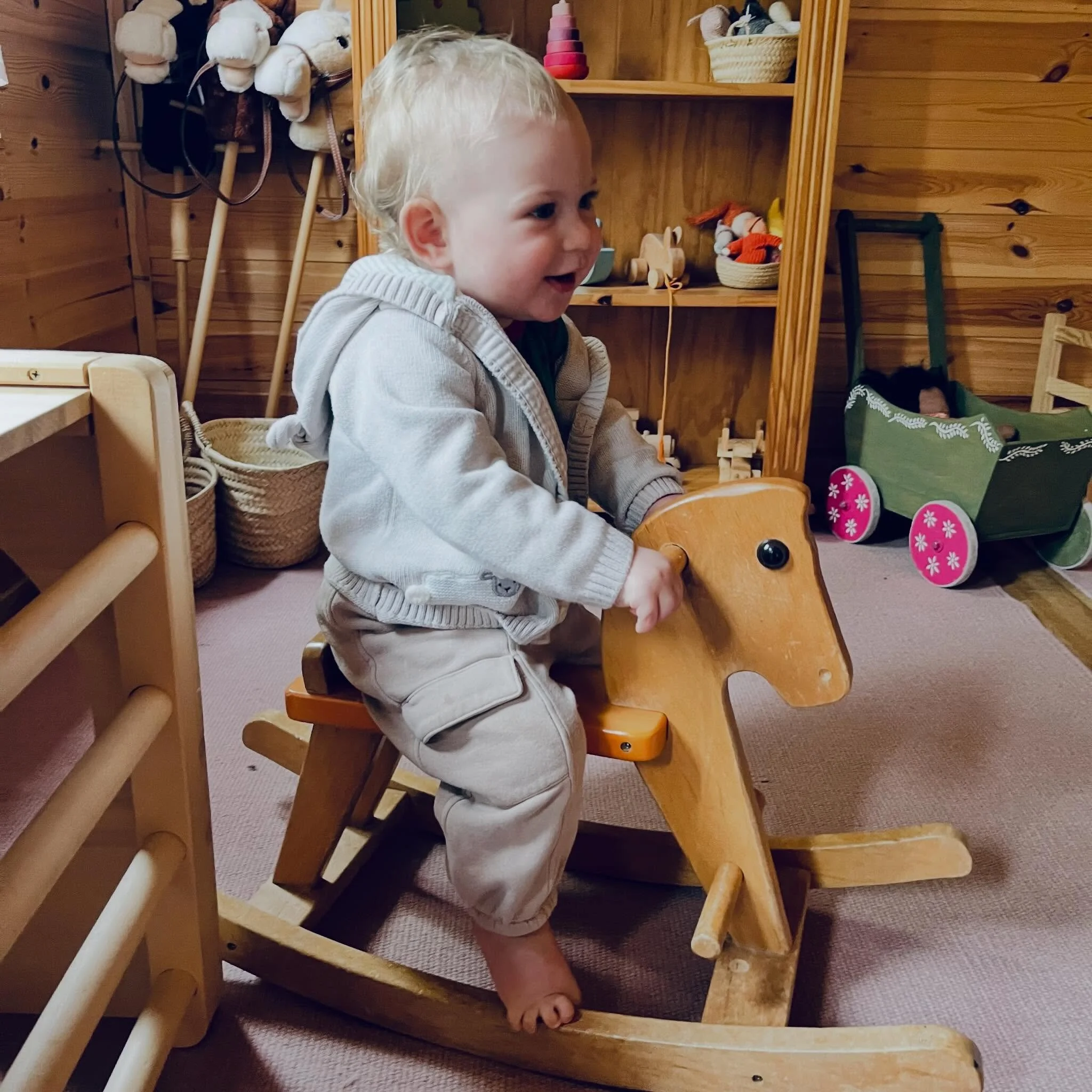 Ending a successful week of settling this new little hummingbird of mine into our nest! 
🌈✨
Wishing you all a wonderful weekend!

#waldorfchildminder 
#waldorfeducation 
#waldorfearlyyears 
#gentlebeginnings 
#newbeginings