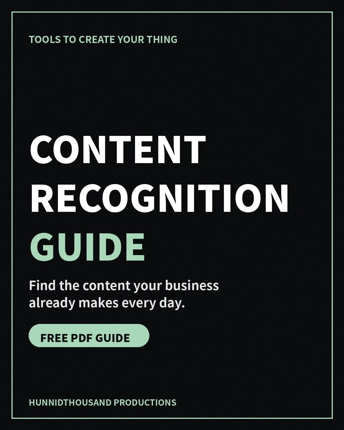 FREE: The Content Recognition Guide