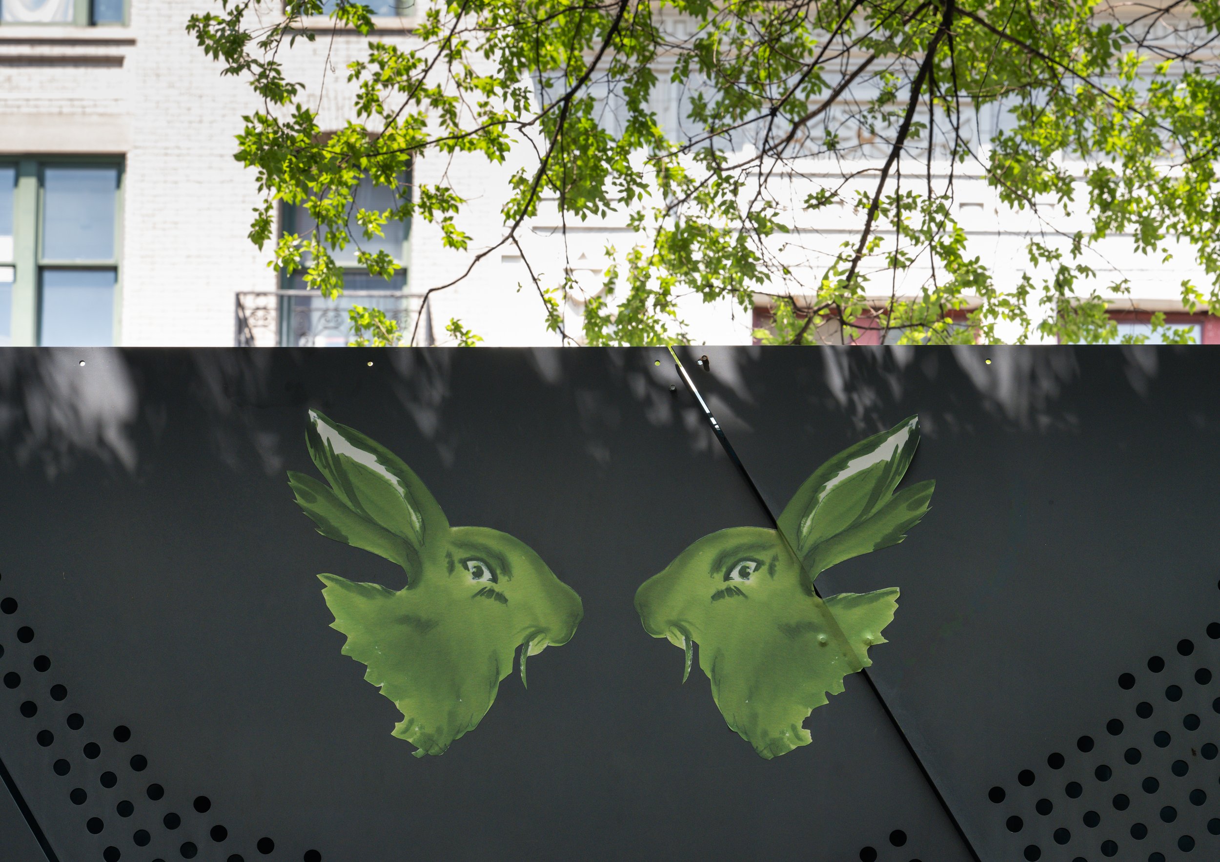 Vinyl Installation - Photo by Vivian Marie Doering