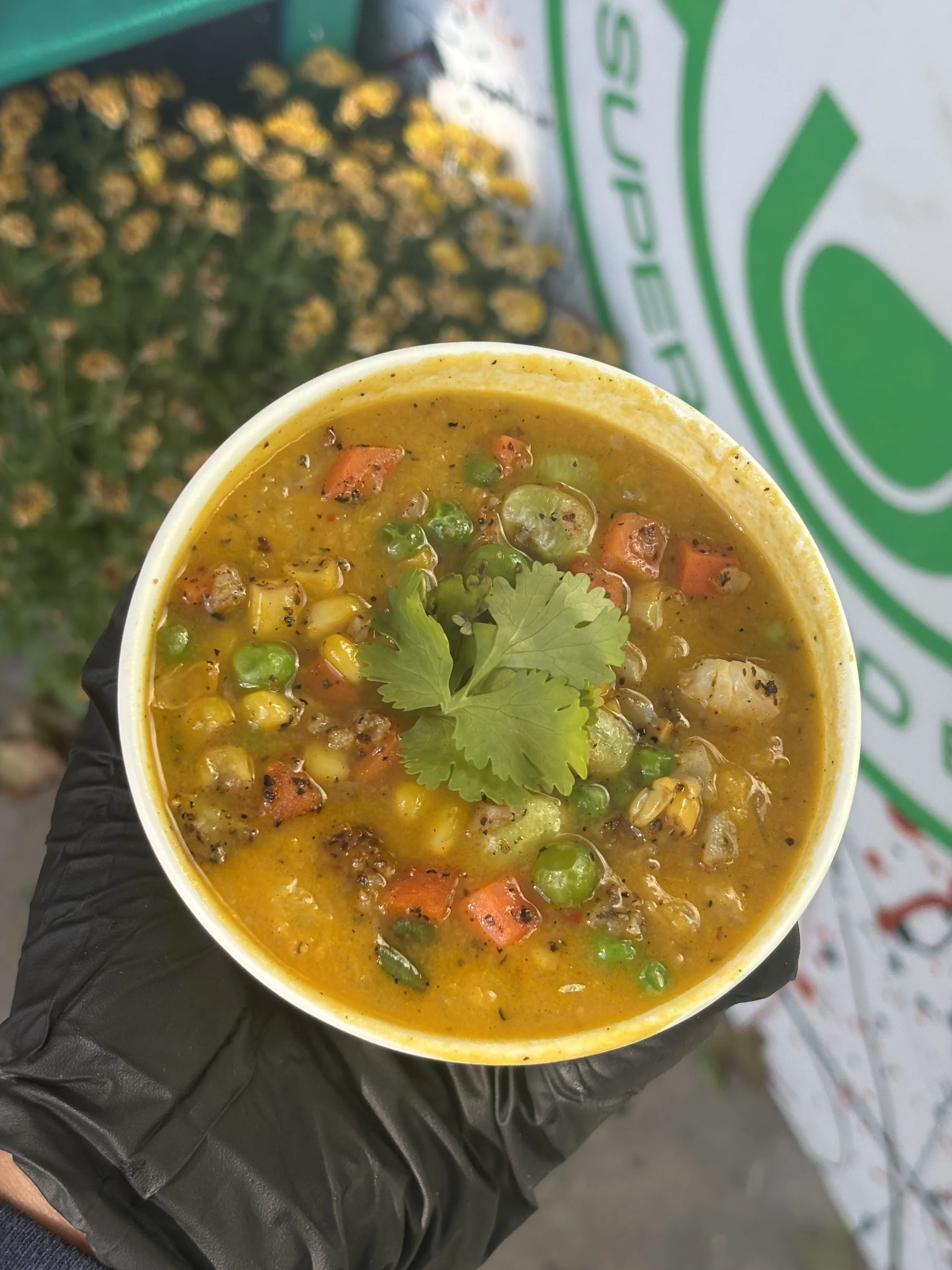 NEW! Coconut Curry Soup with Mixed Vegetables
