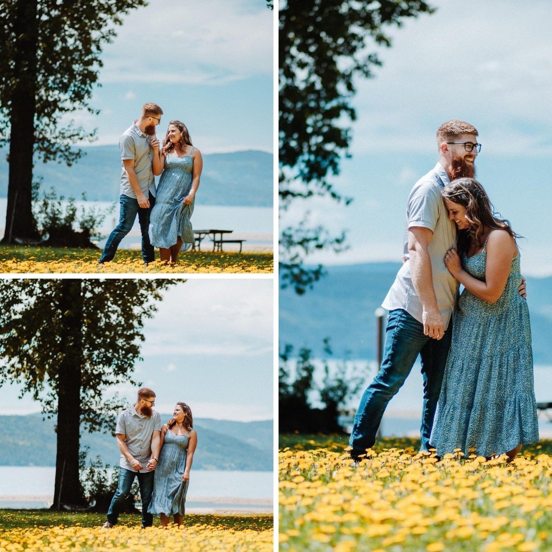 Not me over here drooling over these photos. I can't wait to bring more blue and golden tones to my grid! (Swipe to see some adorable beach kisses ;) ) @reynolds_chloe_jane and her husband Adam are always so much fun to work with. They have such a be
