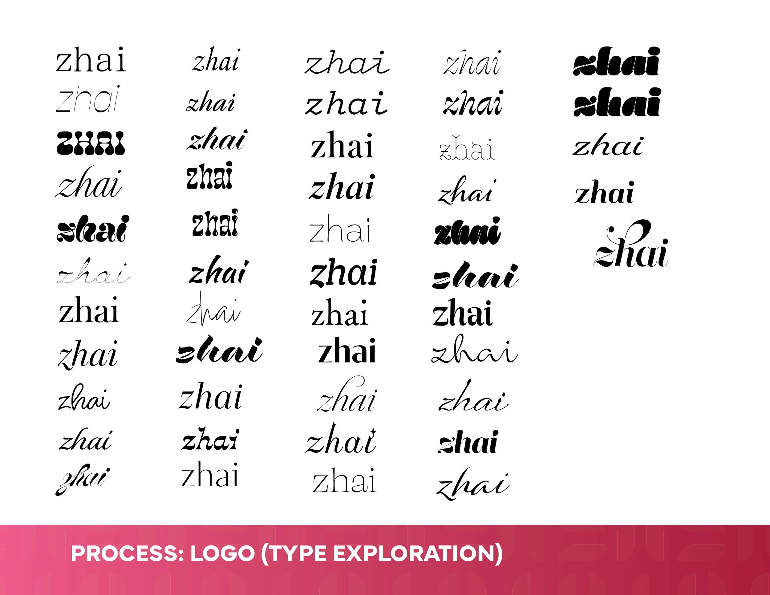 ZHAI PRESENTATION process logo type exploration 2.jpg
