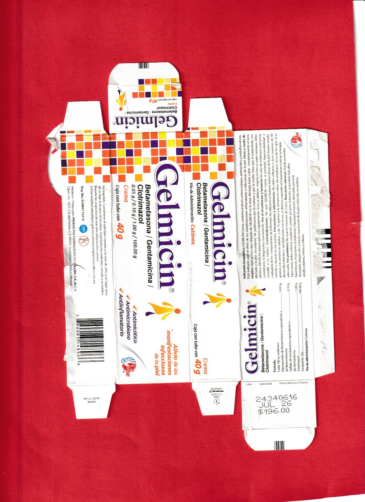 Sunscreen dieline reference used.