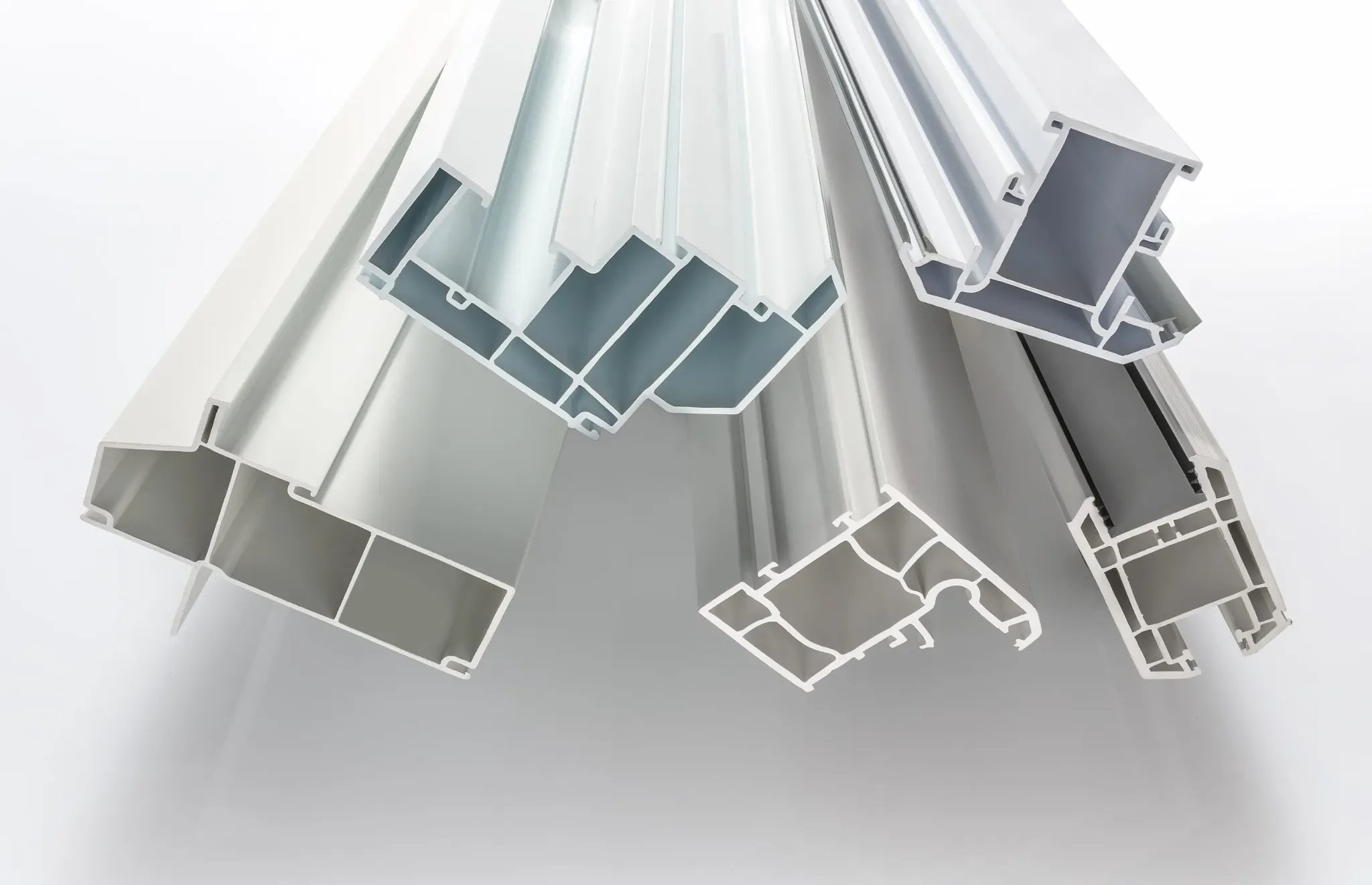 Extruded PVC Profiles used in window and construction applications