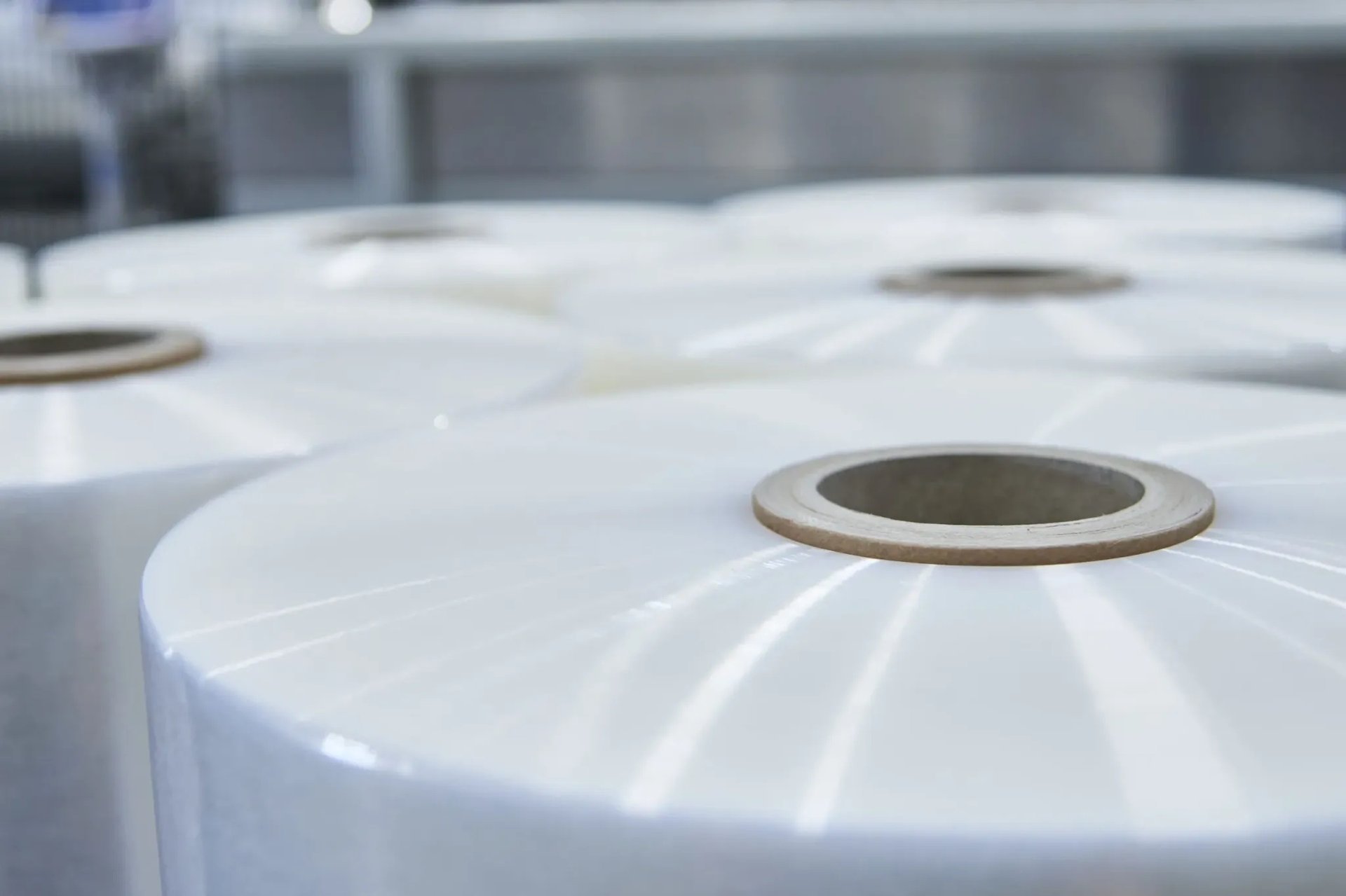 Stretch Film Rolls Produced by AMUT Extrusion Line