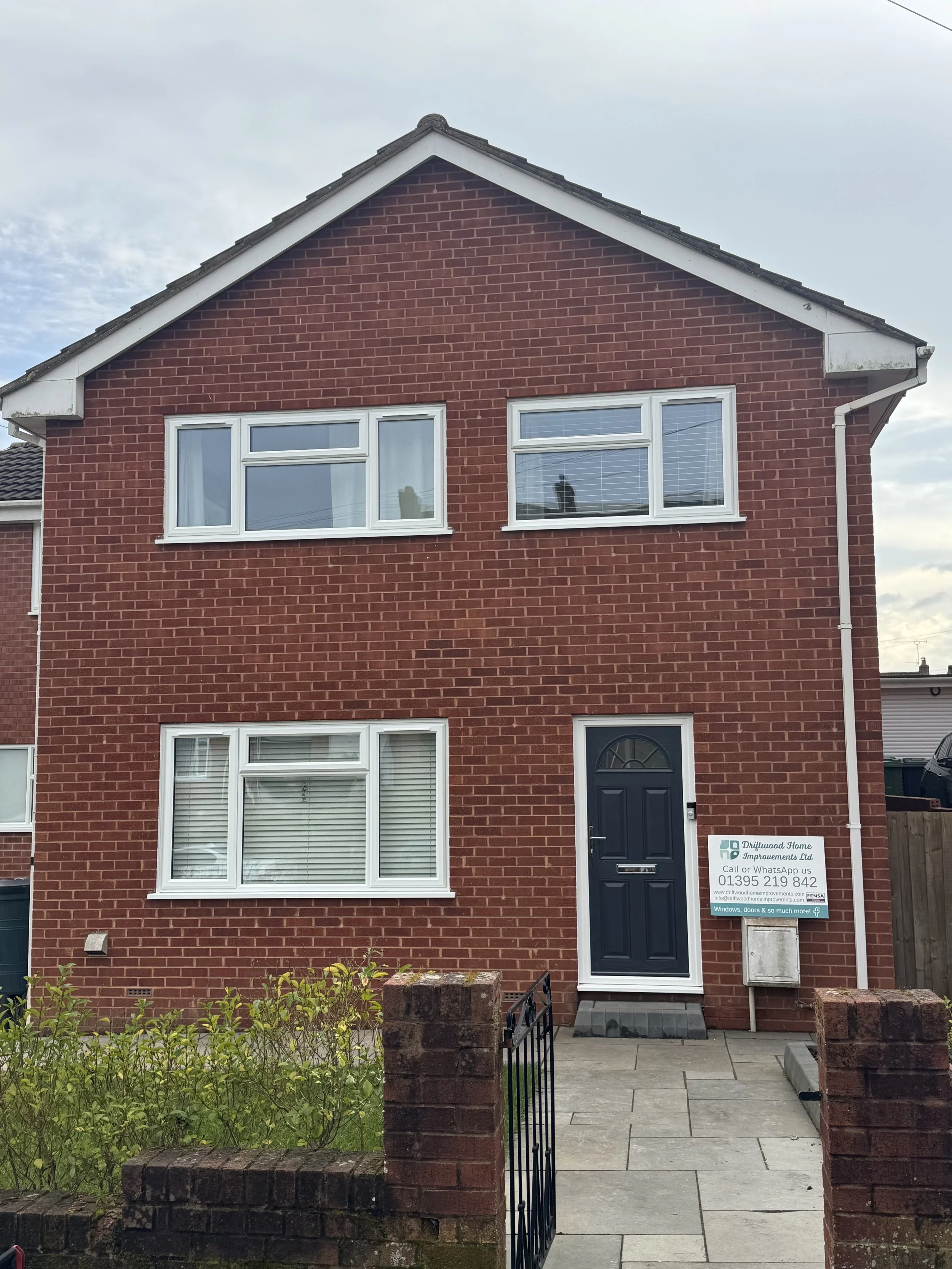 Triple glazed windows and composite door in Exeter
