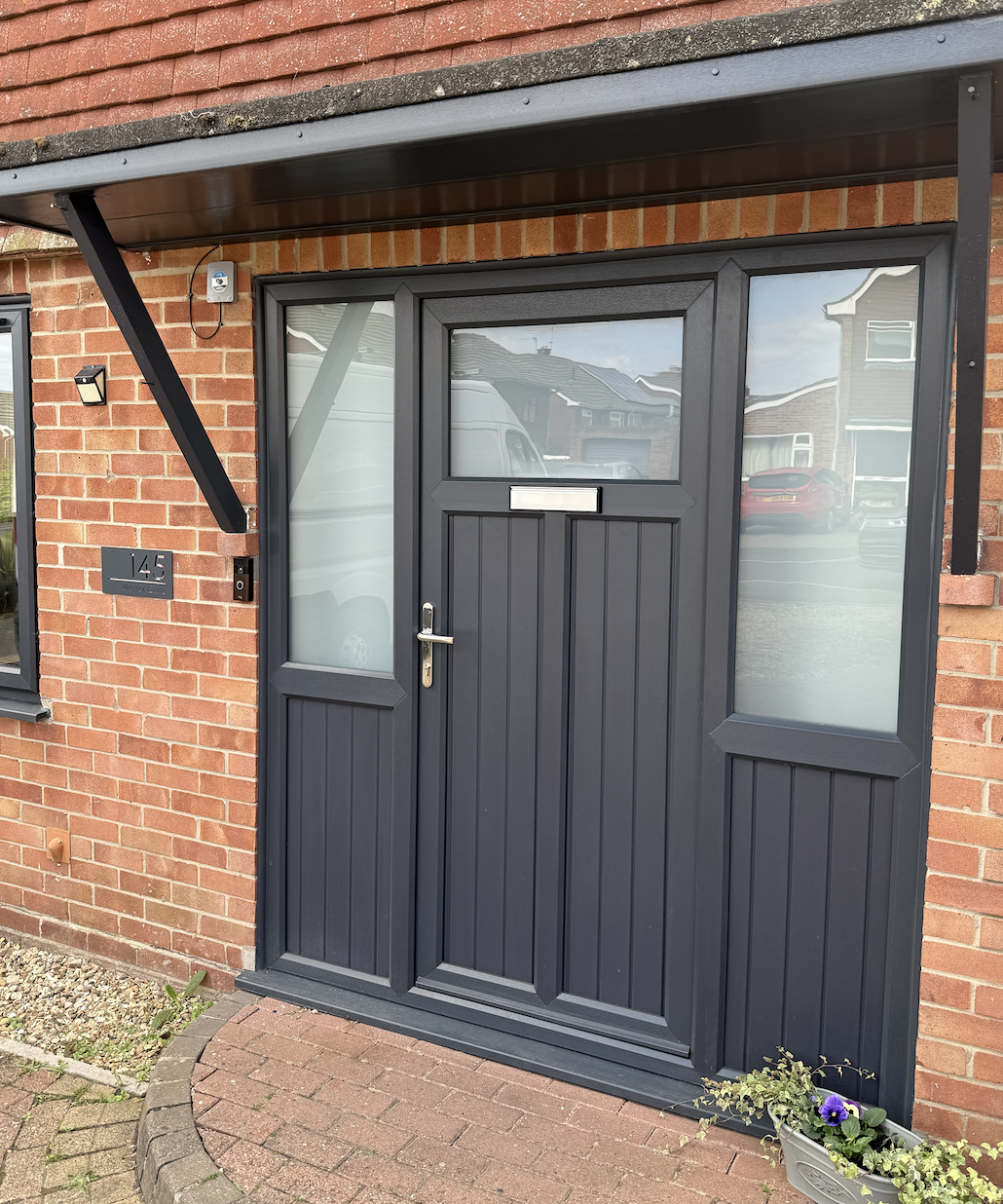 Anthracite Grey PVC Door