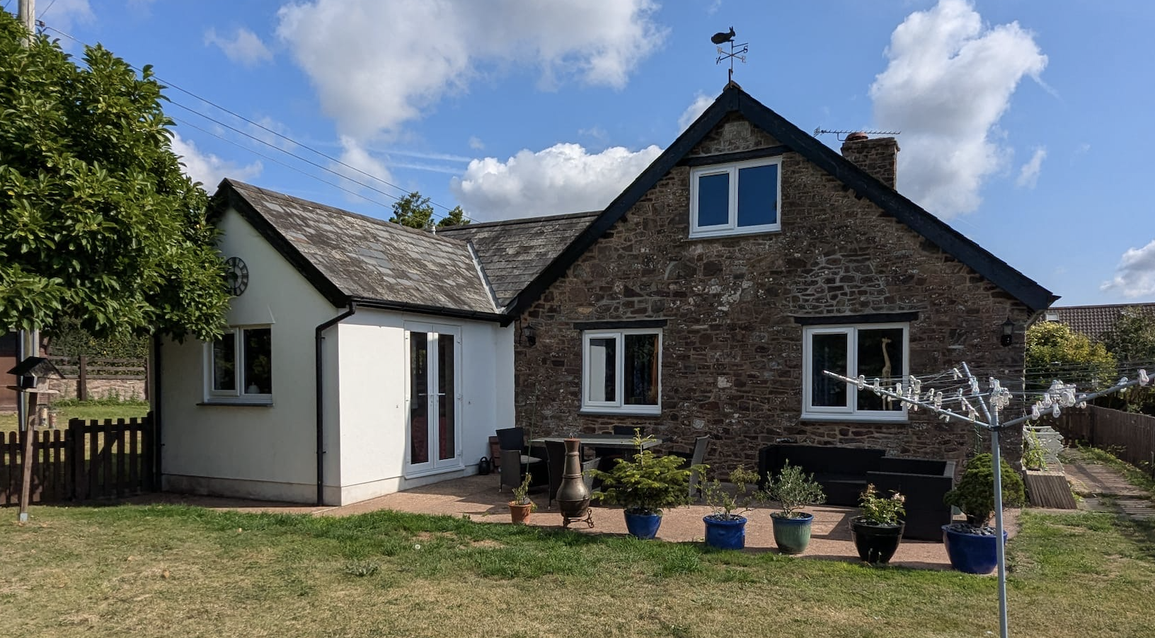 15 A+ Rated windows and 2 French doors