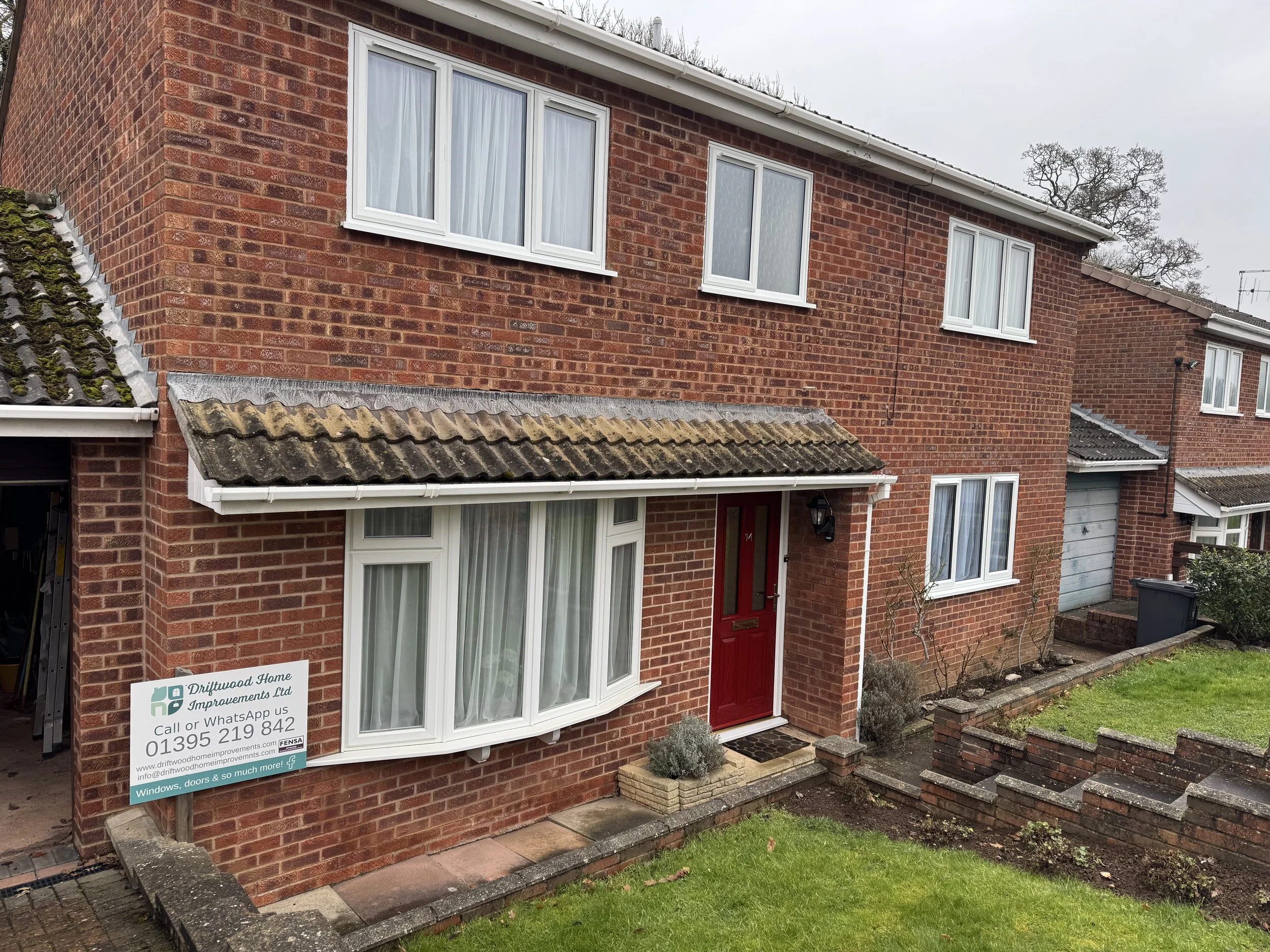 4 Windows and a red composite door in Exmouth

