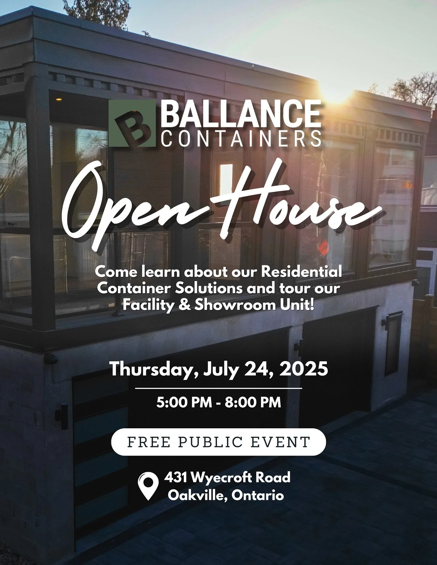 ⁉️Got Plans? Think Cans and visit our Open House. Free public event to homeowners, realtors and contractors looking for residential solutions to growing families, rental income and housing prices. 

✅ Free Event with Coffee &amp; Treats 
✅ Tour our S