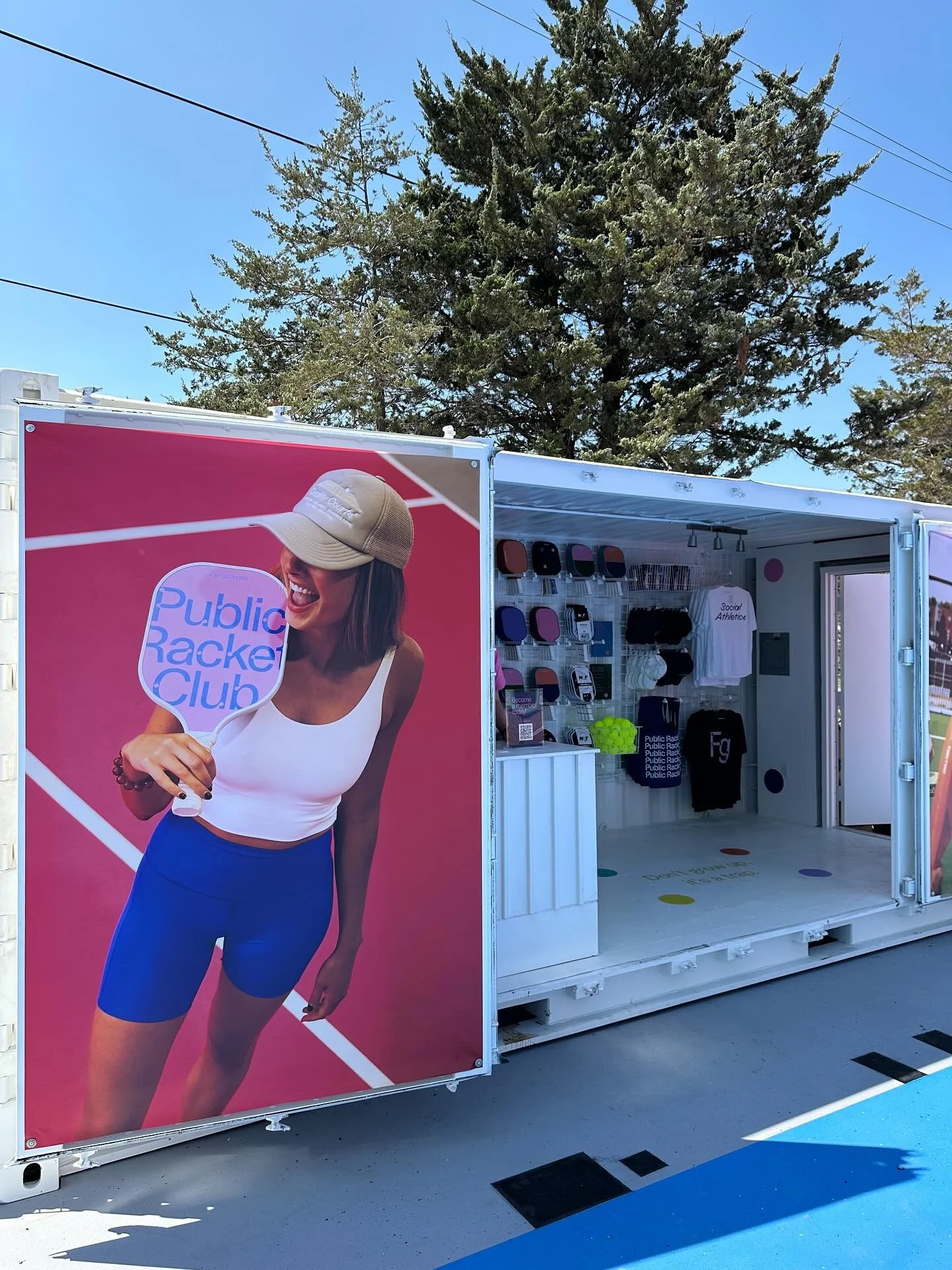 Pickleball!

Check out this #pickleball proshop we built for our friends at @visitfairgrounds at @base31pec . This open sided 20&rsquo; container with foldaway doors is an ideal #popups .

.
.
.
#pickleballs #pickleballislife #proshop #containers #co