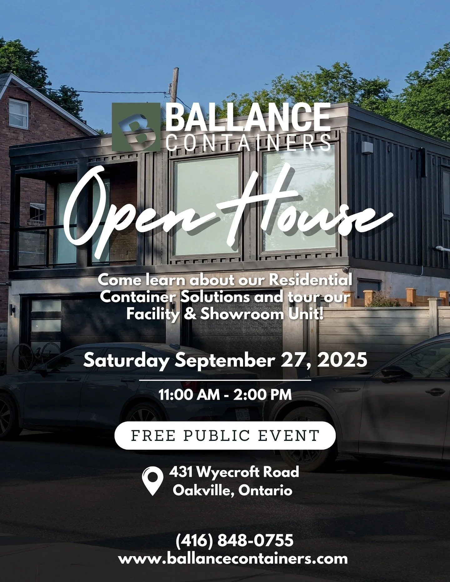 🍁You&rsquo;re Invited to our Fall Open House Event!

Join us for a Saturday open house to explore innovative prefab &amp; modular container solutions &mdash; open to designers, contractors, realtors, and the public!

📅 Date: Saturday, September 27t