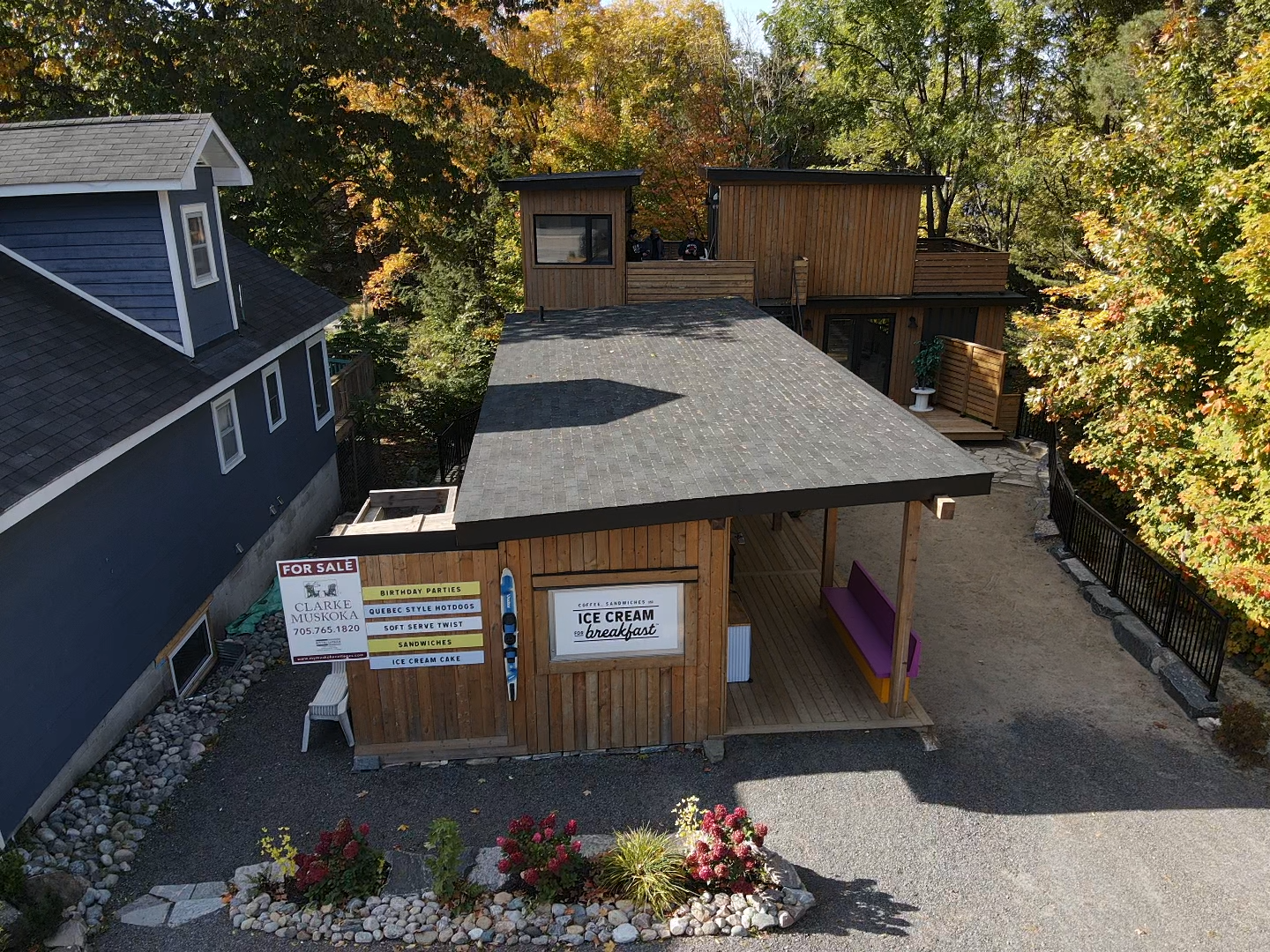 Aerial Completed View