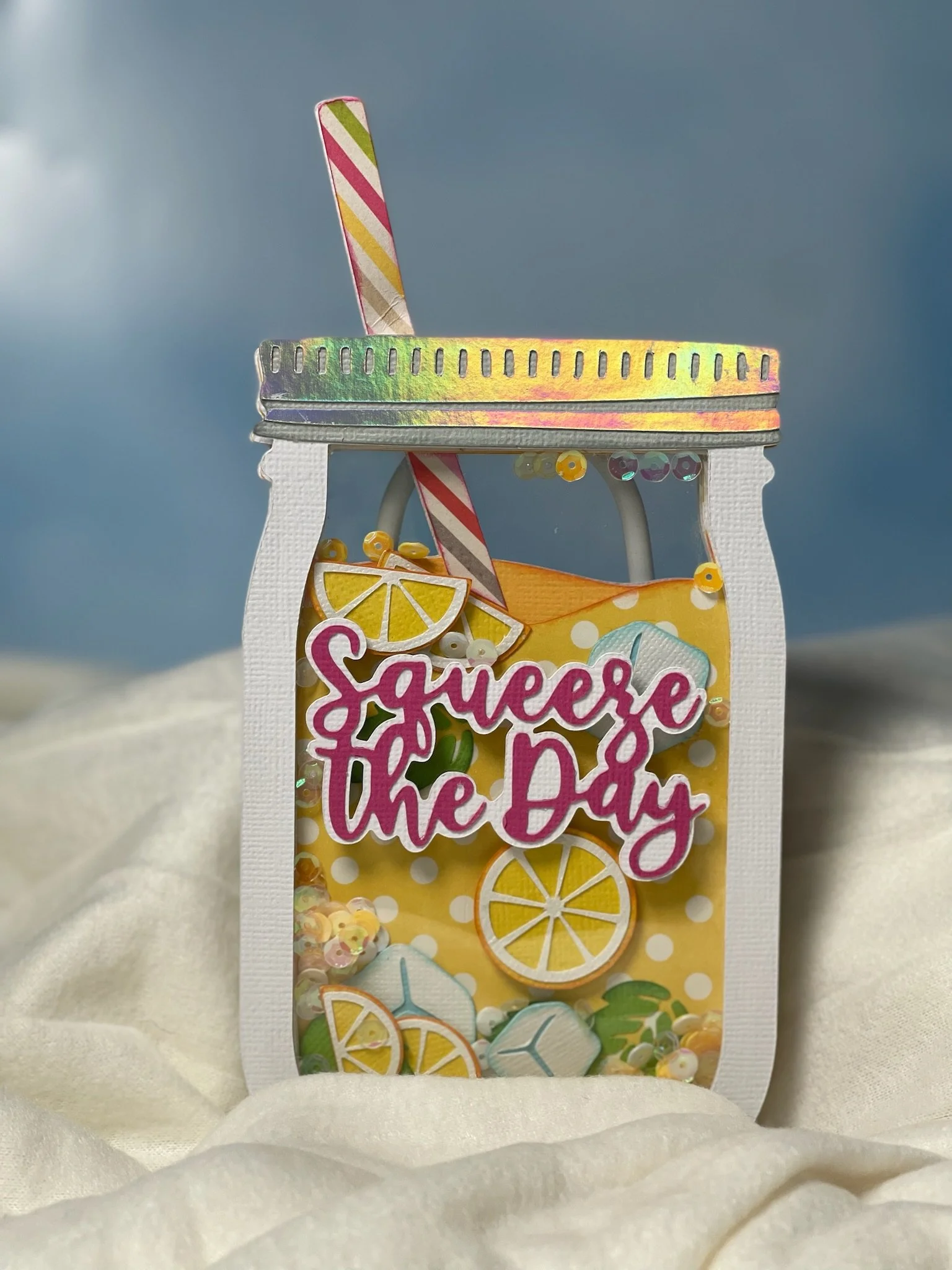 Squeeze the Day Shaker Card
