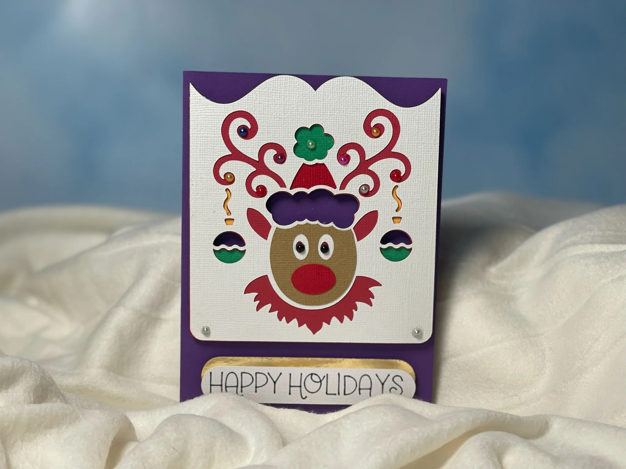 Reindeer Holiday Card