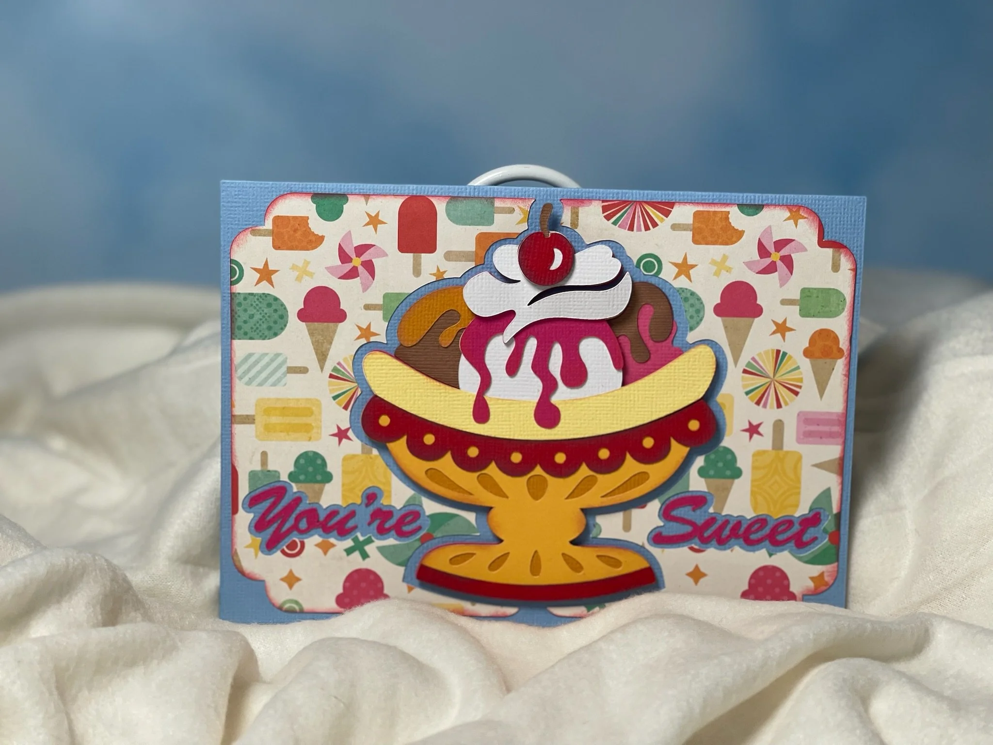 Ice Cream Sundae Card
