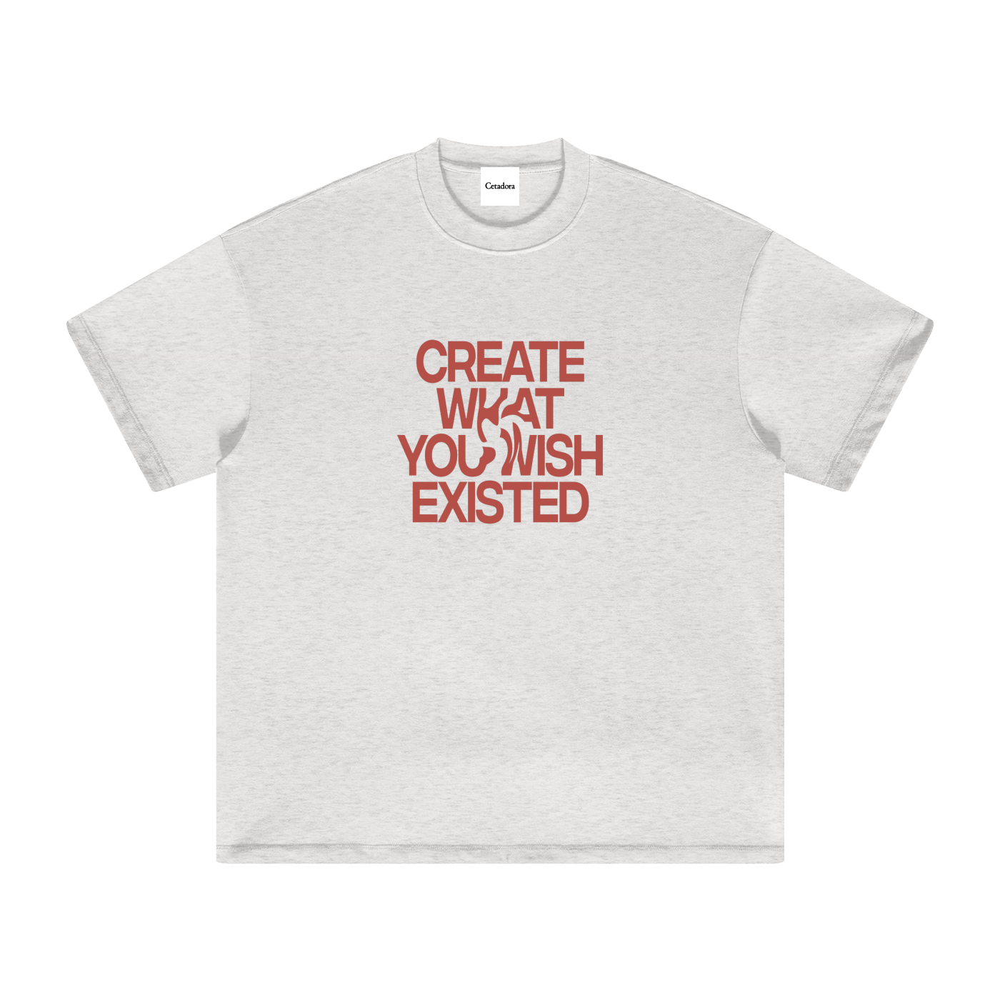 Create What You Wish Existed Collage Oversized Cotton Tee