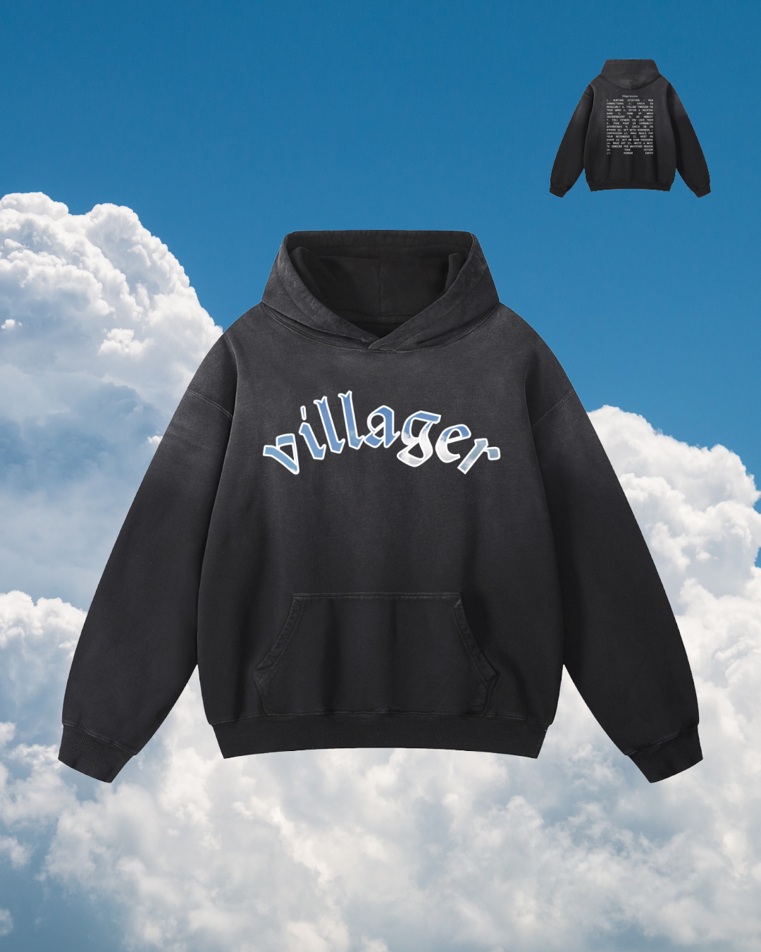 Simon Says Merchandise - Villager Hoodie Design