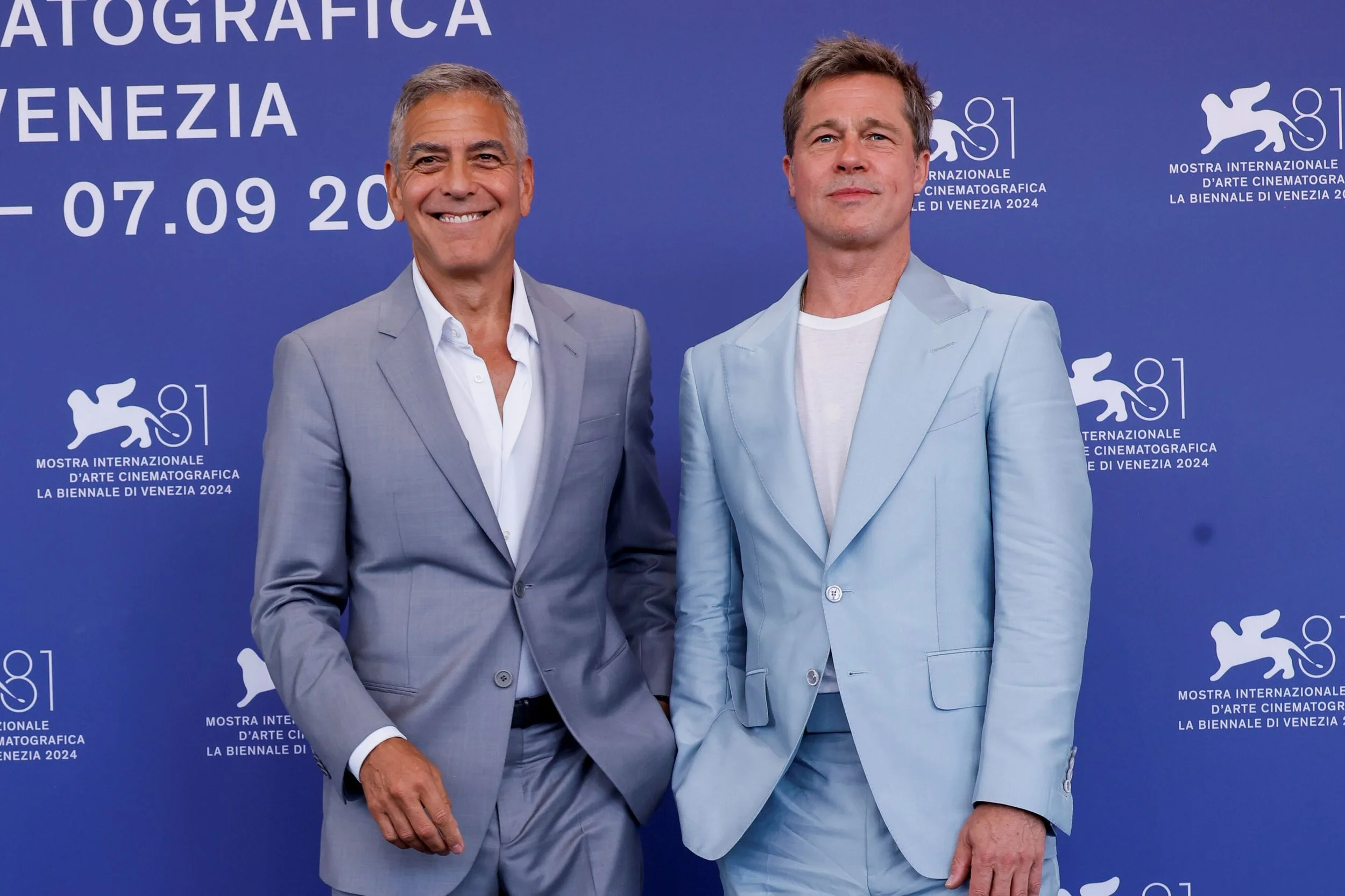 ‘Wolfs’ Starring George Clooney &amp; Brad Pitt Receives 5-Minute Standing Ovation At Venice Film Festival 2024