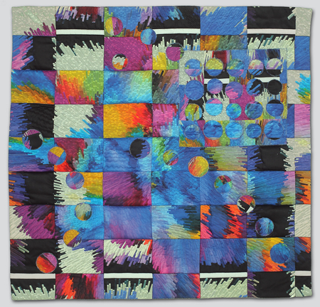 Blue Orbit, 31" x 33"