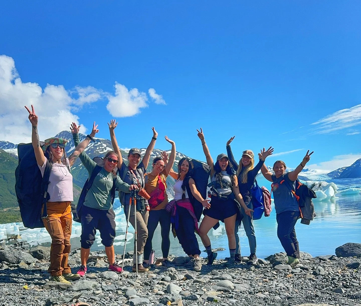 Such an amazing time with these beautiful ladies! so much fun bringing others along to experience raw Alaska! Friendships and memories made that will last a lifetime! 

#womansretreat #alaskastyle #alaska #glacier #remote #bushplane #ladies #retreat 