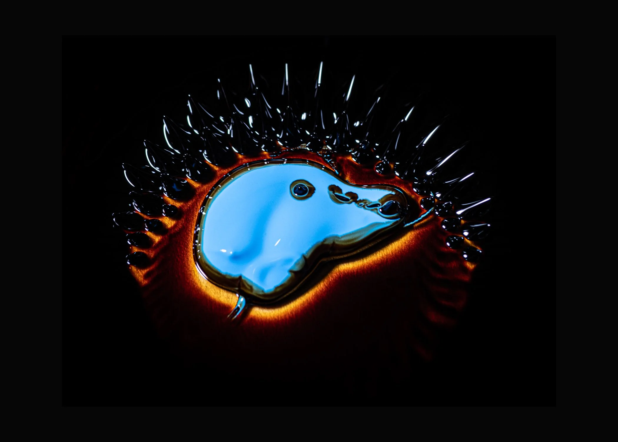 Ferrofluid- bluebird