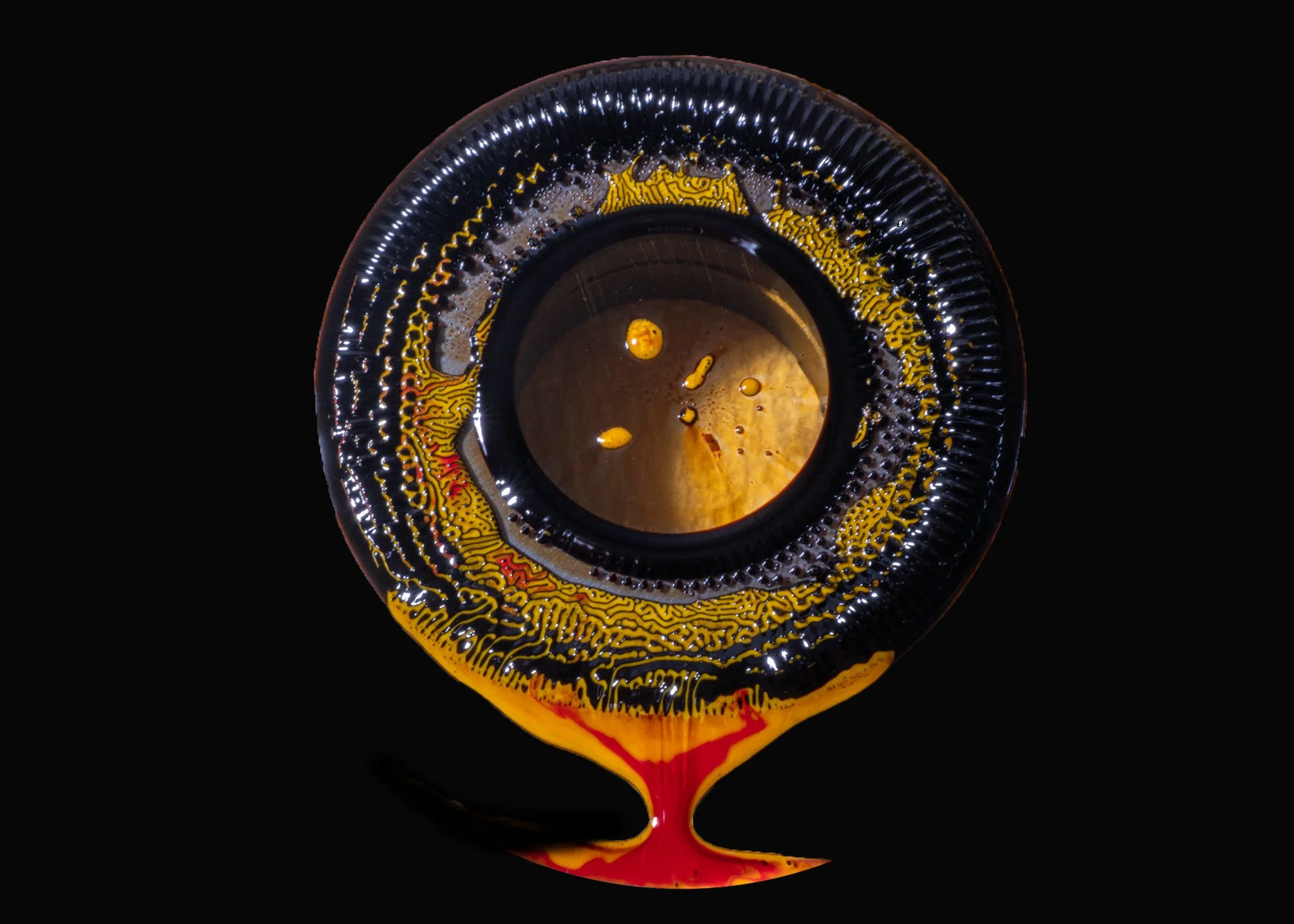 Ferrofluid - growth and decay