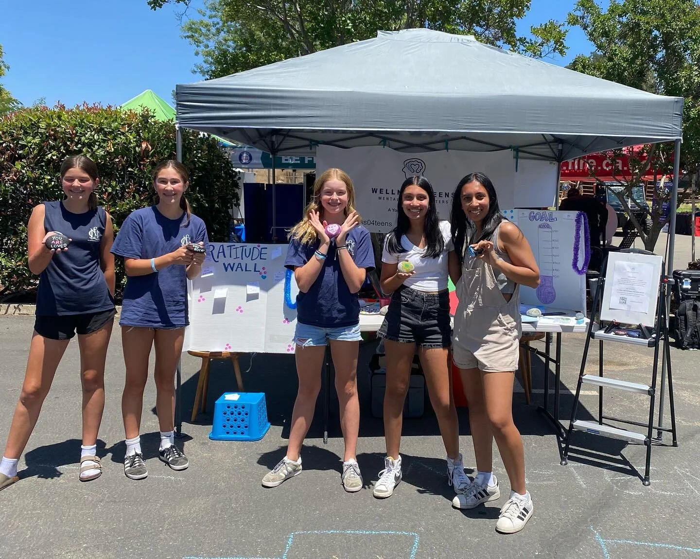 Huge thanks to ncl_edh for supporting Wellness4Teens at the @eldoradocountyfair 💛  With your help, we painted rocks, shared smiles, and spread mental wellness 🎨🧠 #mentalhealth #mentalhealthmatters #rockpainting #mindfulness #mentalhealthawareness 