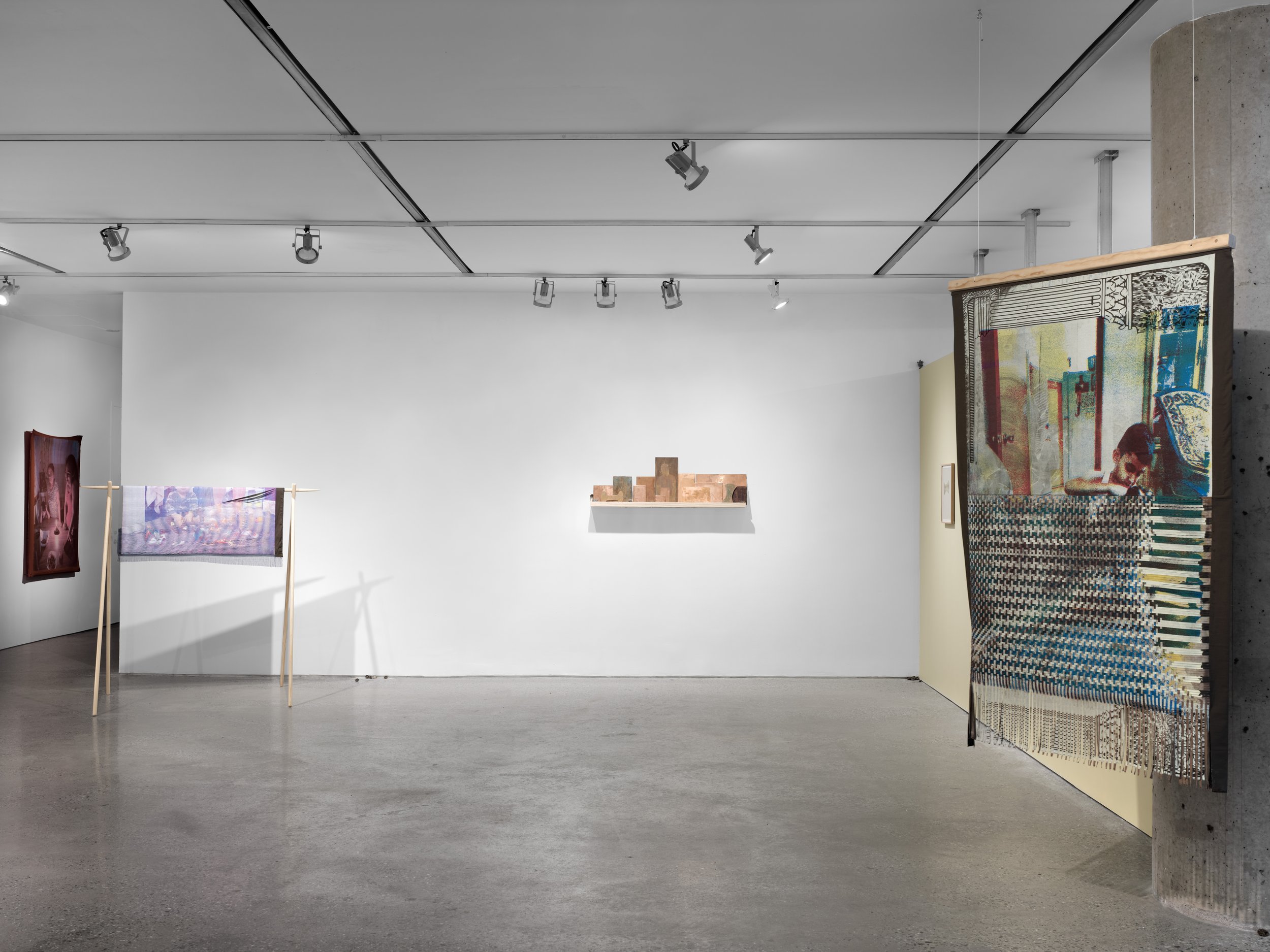 Images from ‘ AND LET THE SUN SEE IT ♢ Y QUE EL SOL LA VEA, ’ a two person exhibition with Rafaella Fontenelle at 41 Cooper Square Gallery, NYC Photos by Frances Tyska