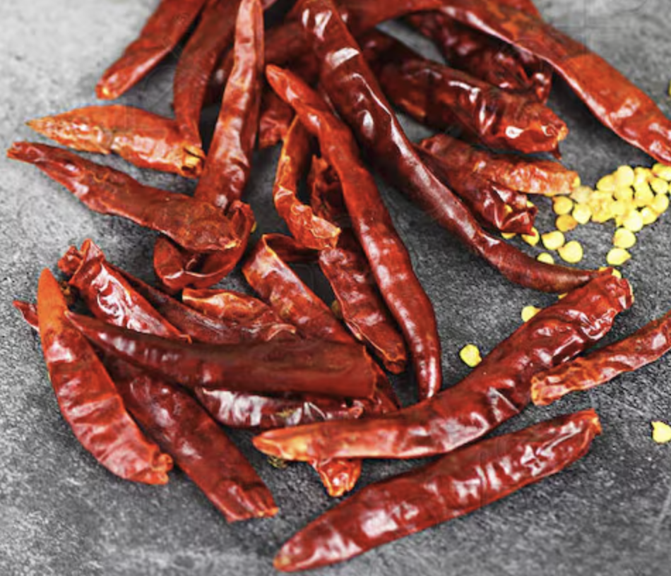 Thai Hot Chili Peppers - dried