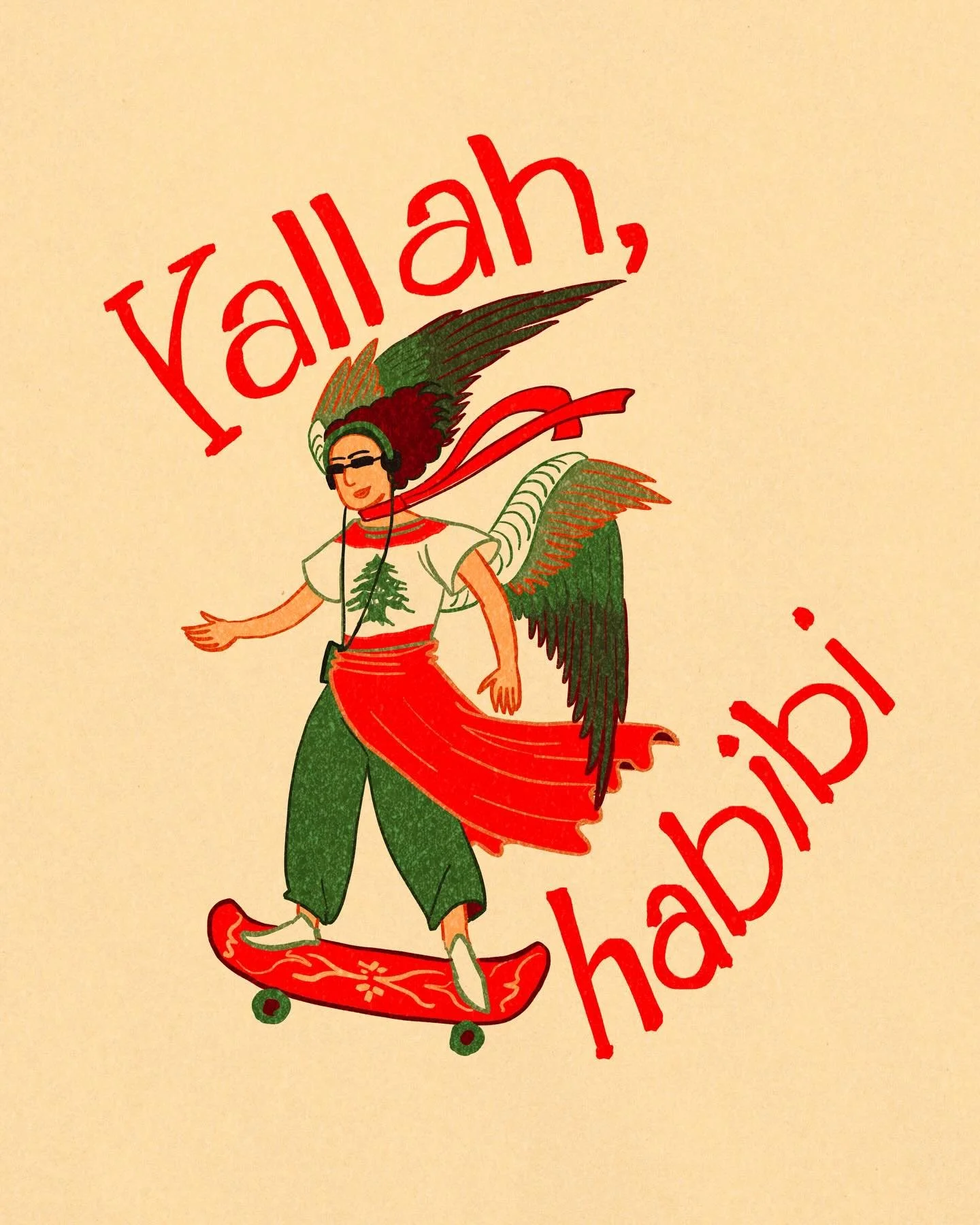 ❤️🇱🇧❤️

#lebaneseart #arabicart #illustration #levante #lebanonstyle