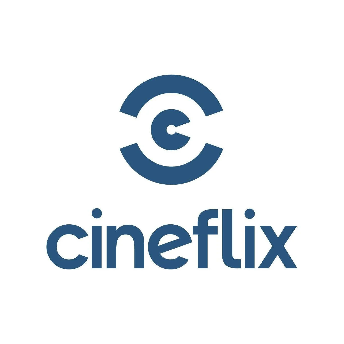 Cineflix logo with a stylized 'C' and 'E' in blue above the company name.