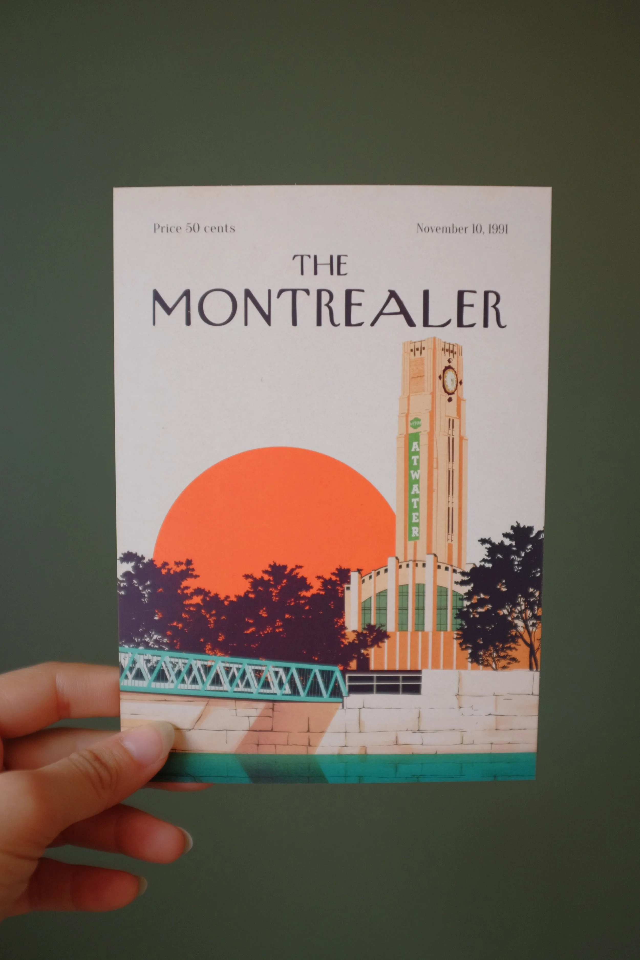 Marche Atwater Postcard 5x7 in | Vintage Art Print