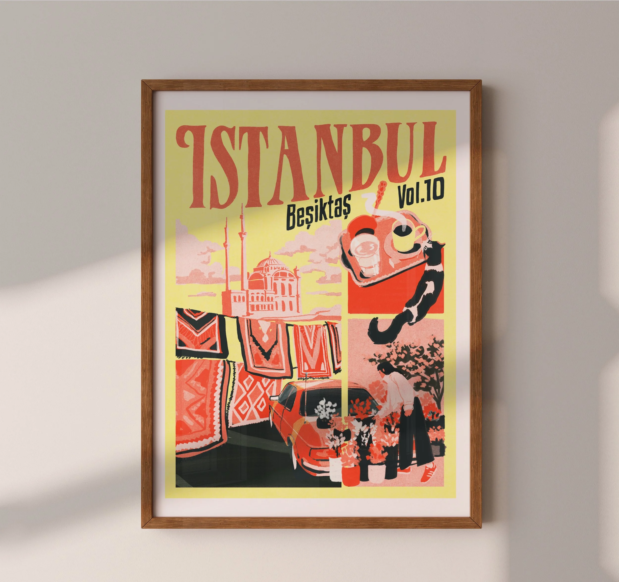 Istanbul - Retro Poster Pop Art - Pulp City series