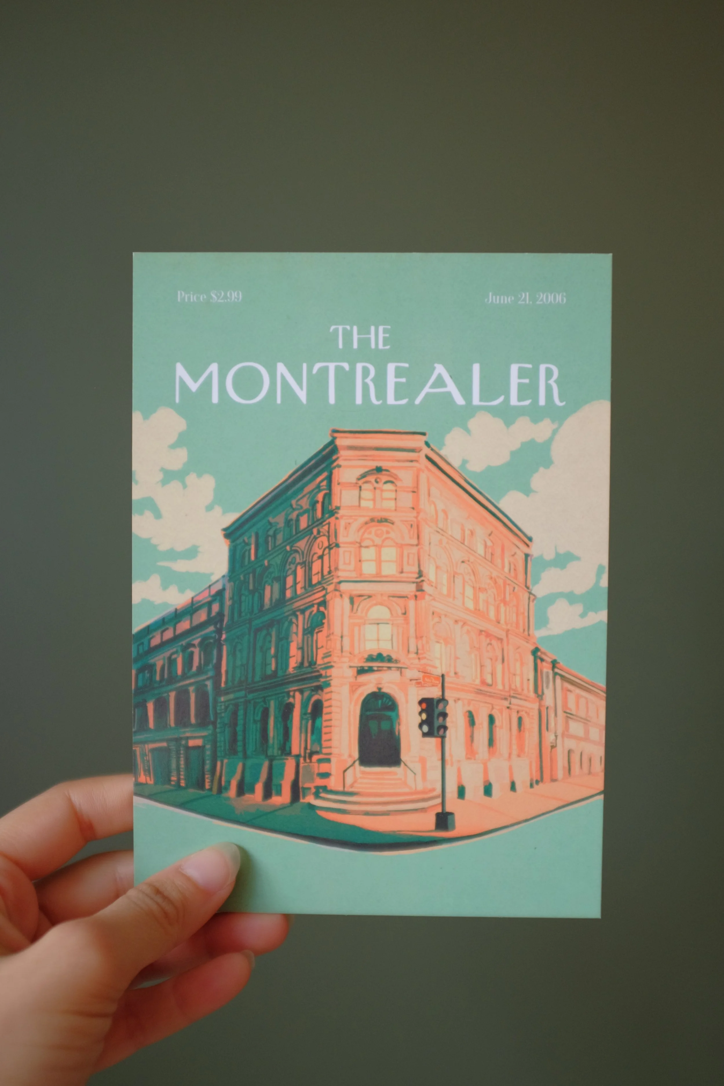 Vieux Montreal Postcard 5x7 in | Vintage Art Print
