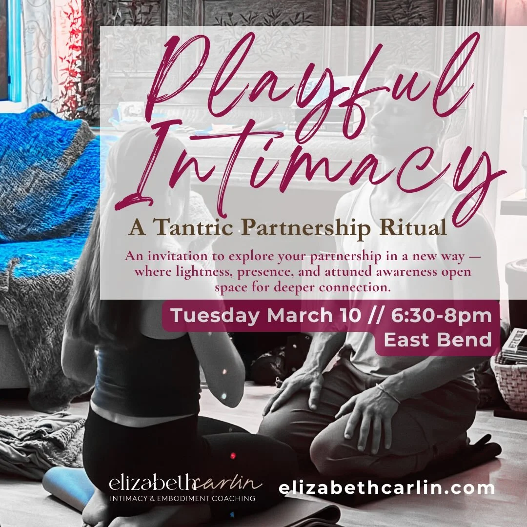 What if intimacy didn&rsquo;t have to feel heavy or serious to be deep?
What if playfulness was a doorway?

This evening is a guided, clothed, Tantric-inspired ritual for couples who want to explore connection through curiosity, breath, non-sexual pl