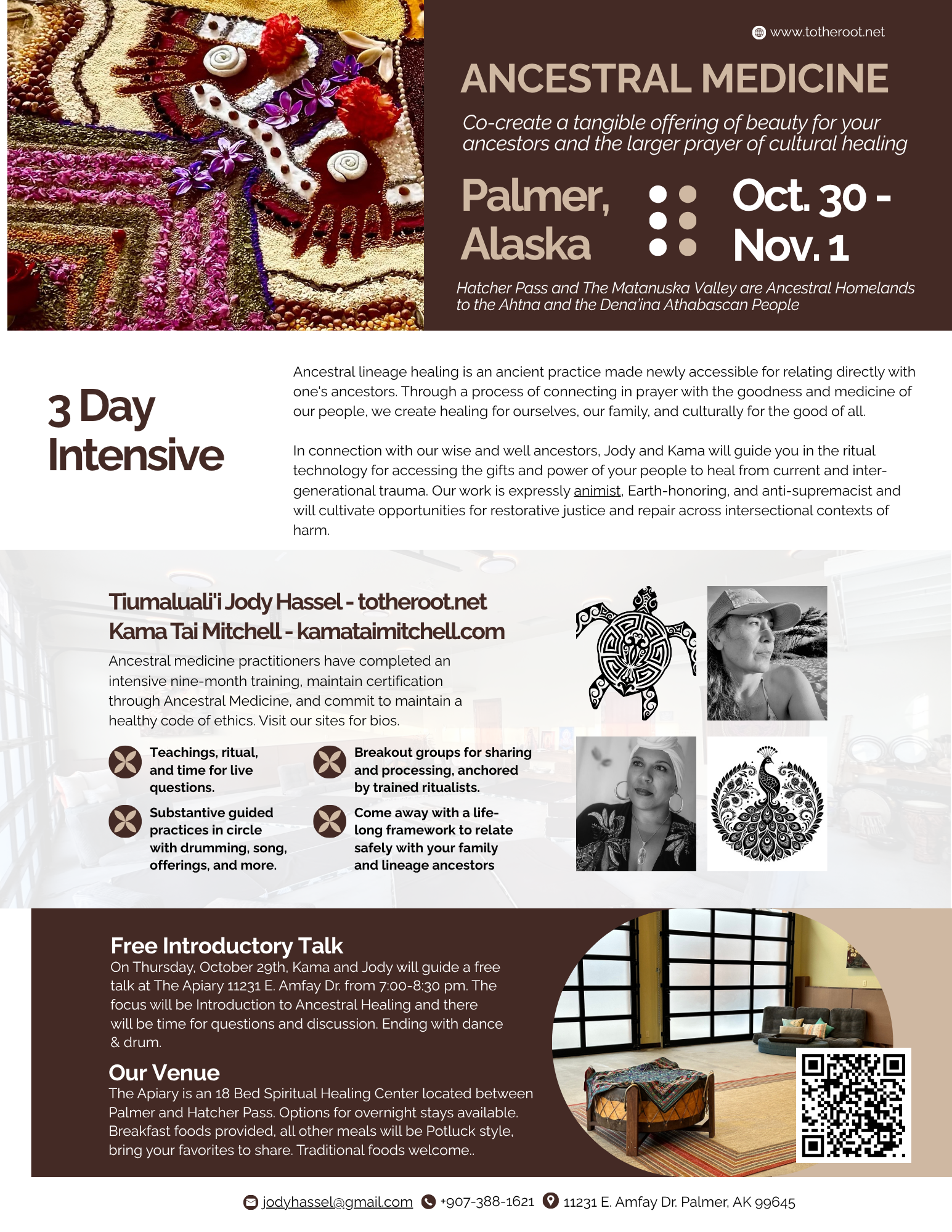 Ancestral Medicine Intensive 3 Day Workshop