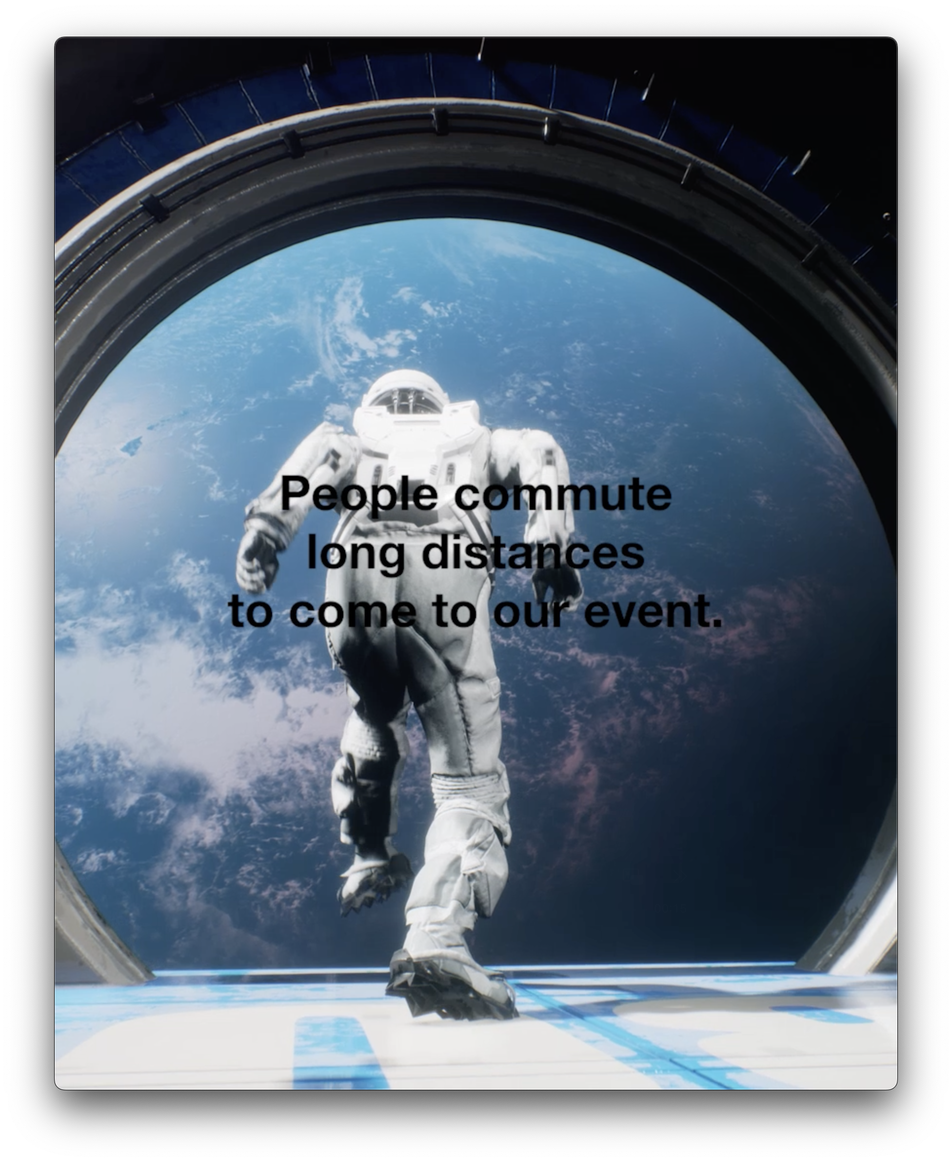 SOCIAL: Astronaut Commute