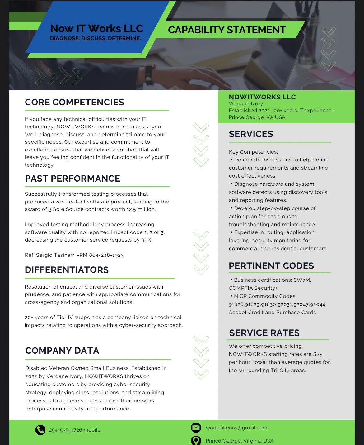 CAPABILITY STATEMENT