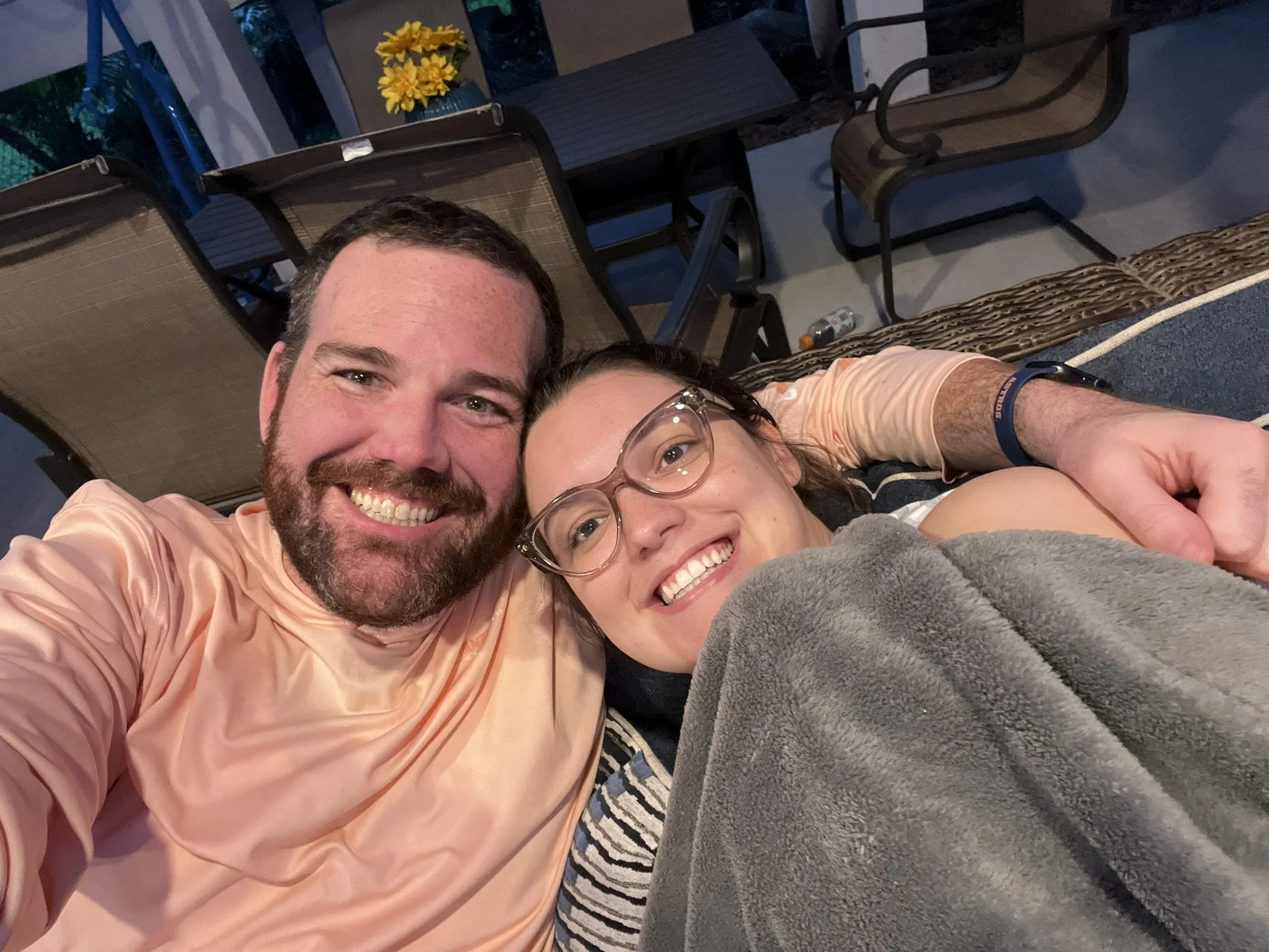 Visiting Houston for the first time together