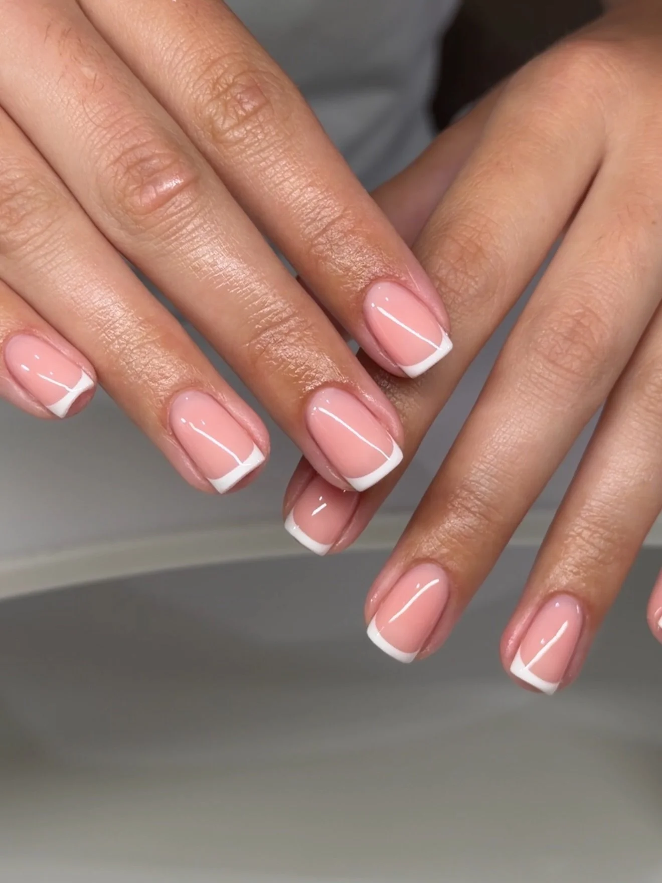 The go to nail design 🤍

Clean, confident and effortlessly put together!

Customised to you: soft, bold, thin or thick&hellip; whatever your version of classic is ✨

Add French to your next set, you won&rsquo;t regret it 😌

#frenchnails #melbournen