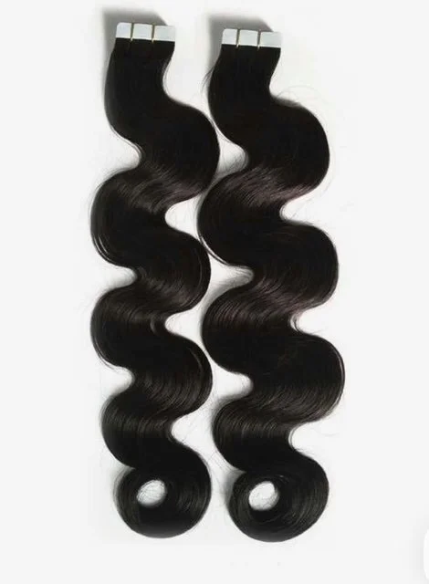 Weft Hair Extensions Tape-In 100% Raw Vietnamese Body Wave