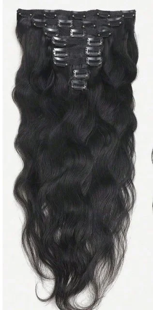 Weft Hair Extensions Clip-Ins 100% Raw Vietnamese Loose Wave