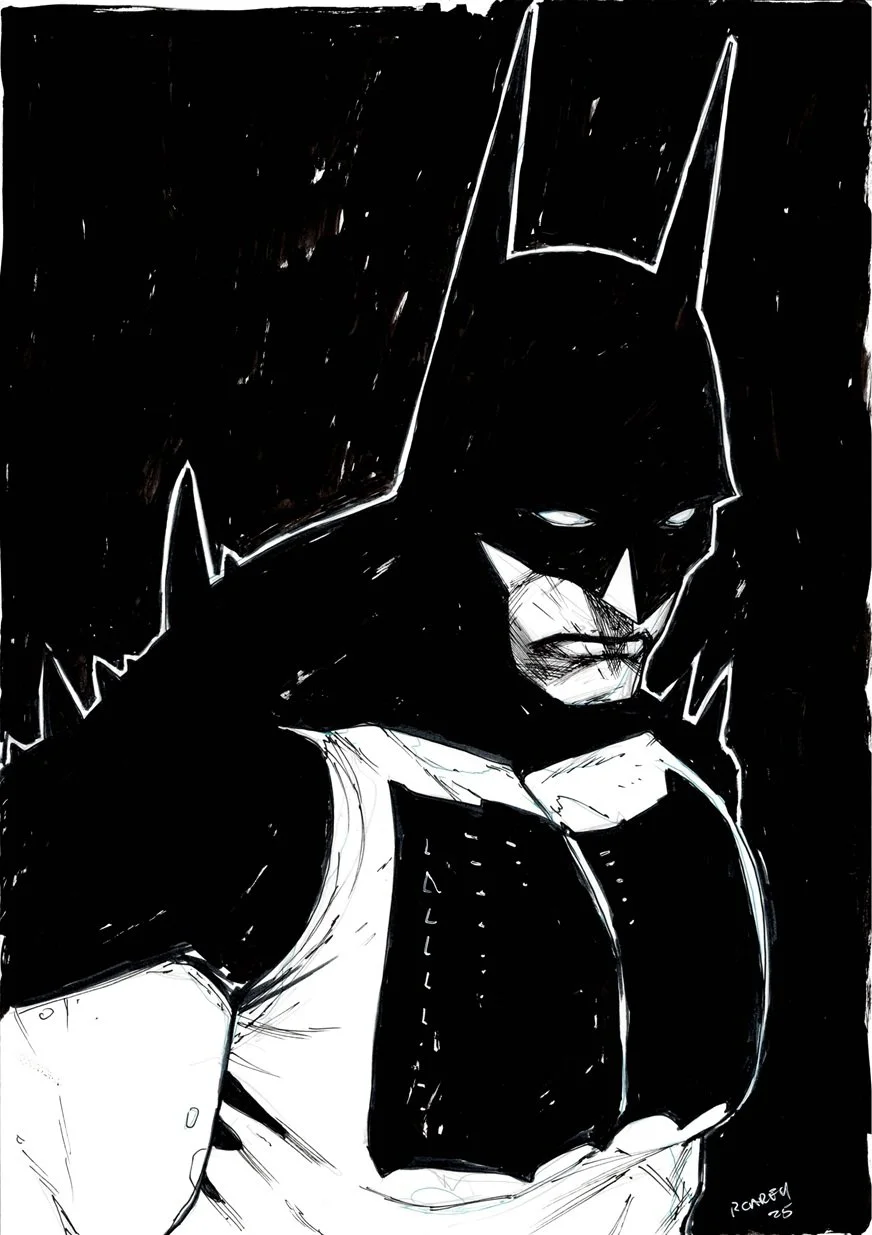 11X17 Absolute Batman Head Sketch