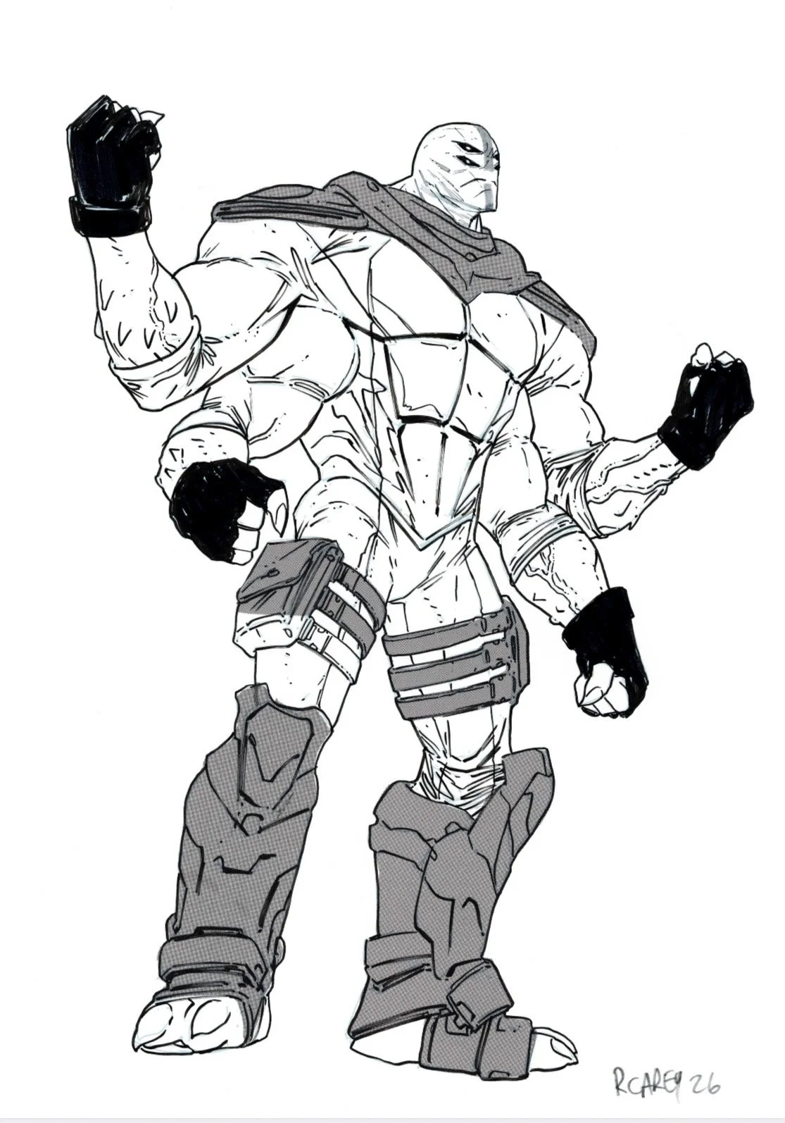 Ben 10 Four Arms Character Design