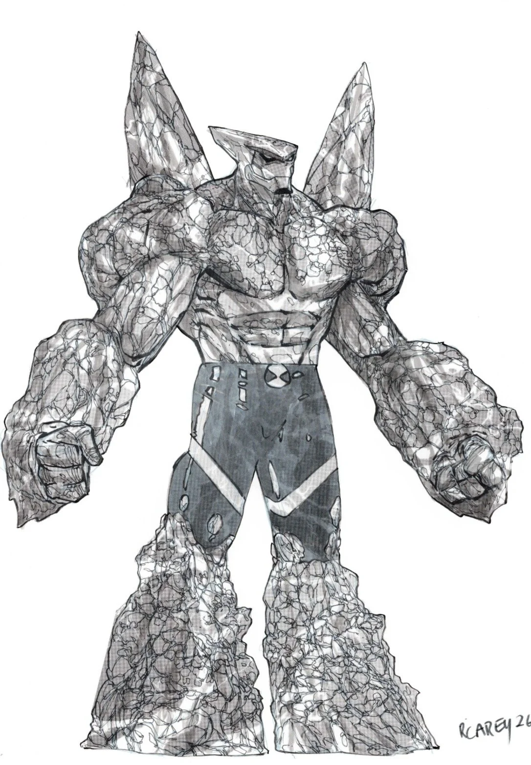 Ben 10  Diamondhead Character Design