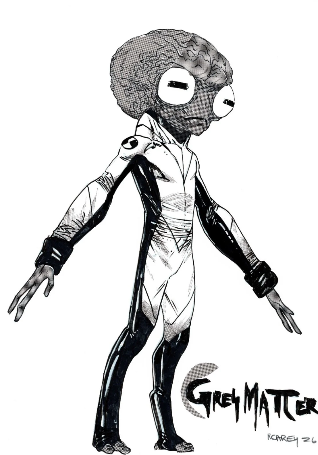 Ben 10 Grey Matter Character Design